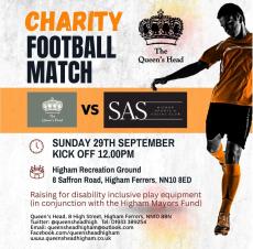 Football Match - The Queens vs Higham Ferrers SAS